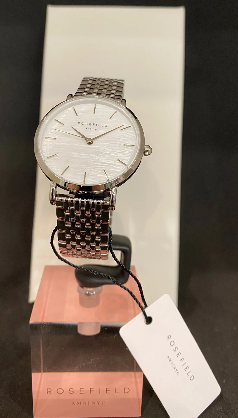 Orologio Rosefield AMS/NYC The Upper East Side donna acciaio quadrante bianco