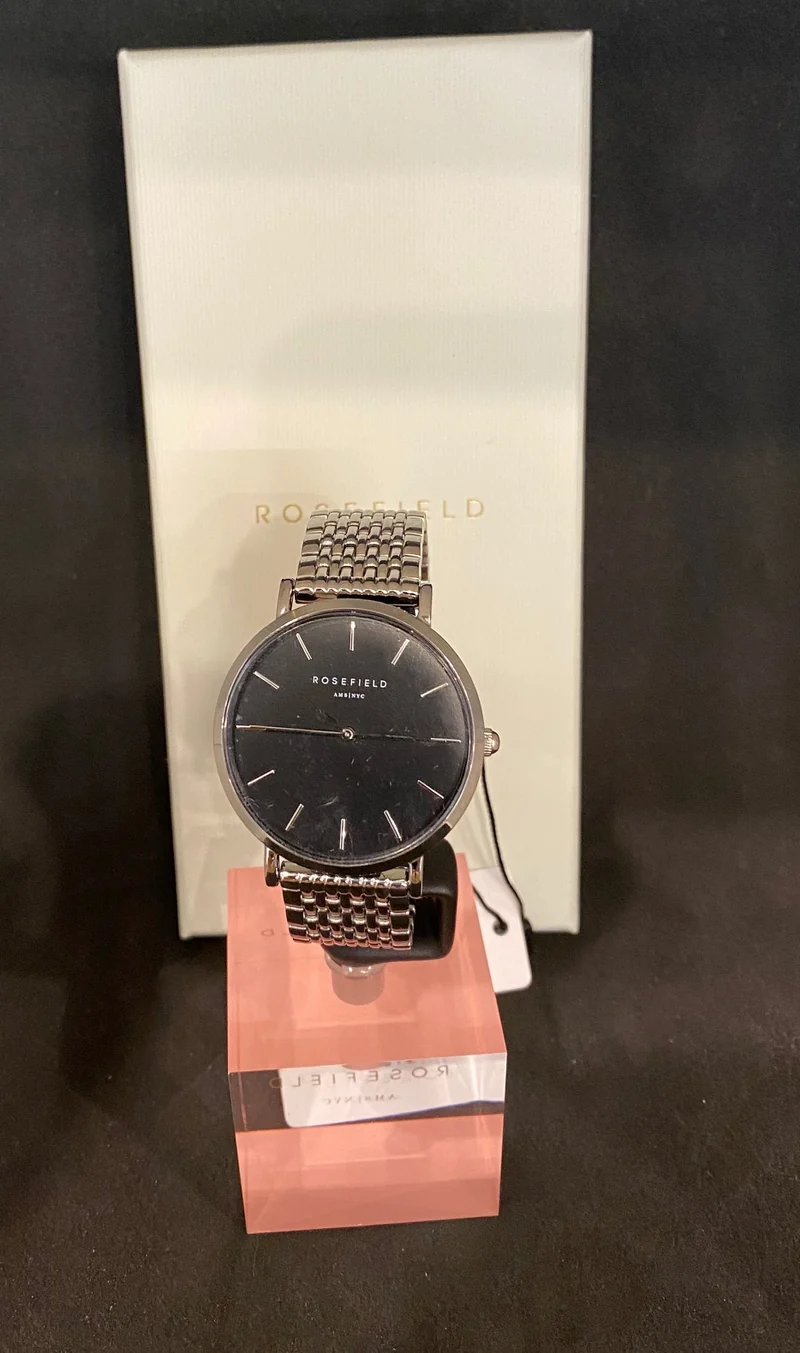 Orologio Rosefield AMS/NYC The Upper East Side donna acciaio quadrante nero