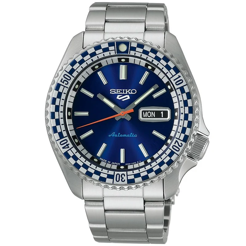 Orologio automatico SEIKO 5 Sports SBSA243 JDM Special Edition blu, prodotto in Giappone.