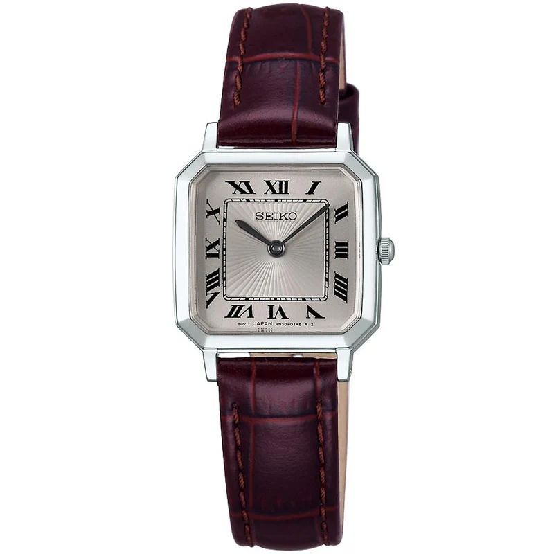 Orologio da donna al quarzo SEIKO SELECTION SSEH017 nano・universe Special Edition JDM Vintage con cinturino in pelle.