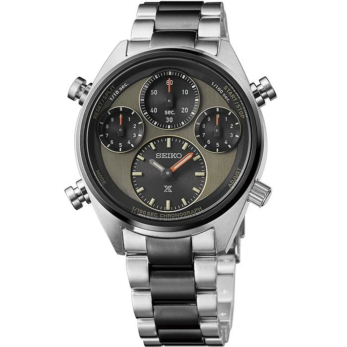 Orologio solare da uomo Seiko Prospex Speedtimer Analog Quartz Chronograph 40th Anniversary Limited Edition modello SBER005