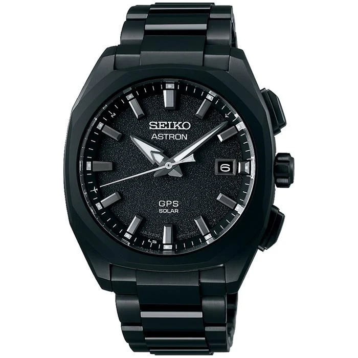 Orologio da uomo SEIKO ASTRON SBXD009 JDM in titanio nero, GPS e solare, prodotto in Giappone.