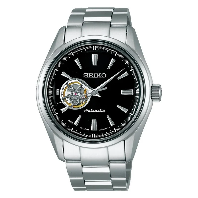 Orologio da uomo automatico meccanico Seiko Presage Modern Collection SARY053, nero