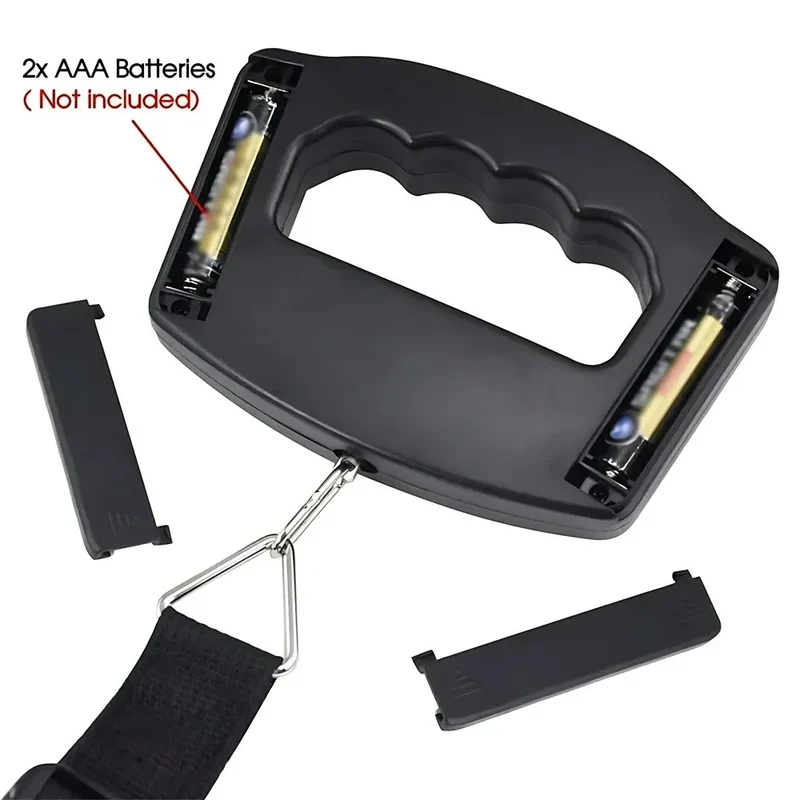 Portable Digital Luggage Scale 110lb/50kg LCD Hanging Travel Baggage Weight Scale with Auto Lock & Tare Function