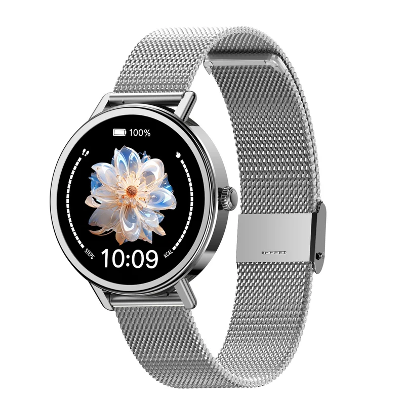 Blackview X30 – Smartwatch Donna | Chiamate Bluetooth, Vocale IA, 100+ Modalità Sportive, Schermo Rotondo 1,26"