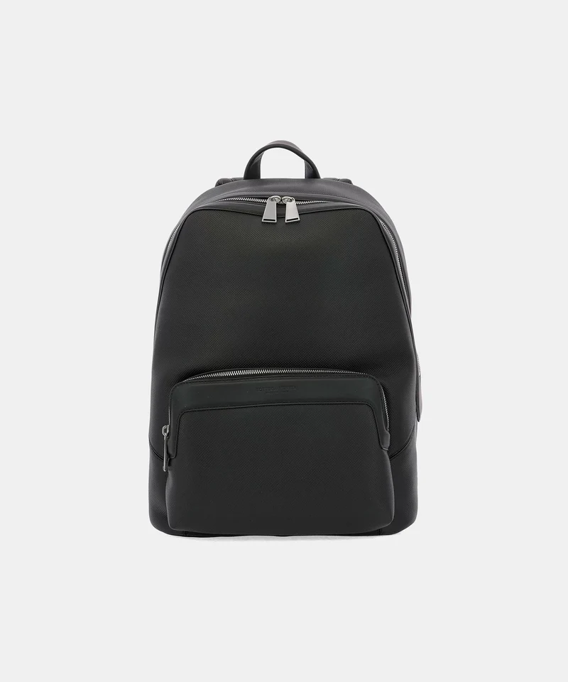Leather backpack Black