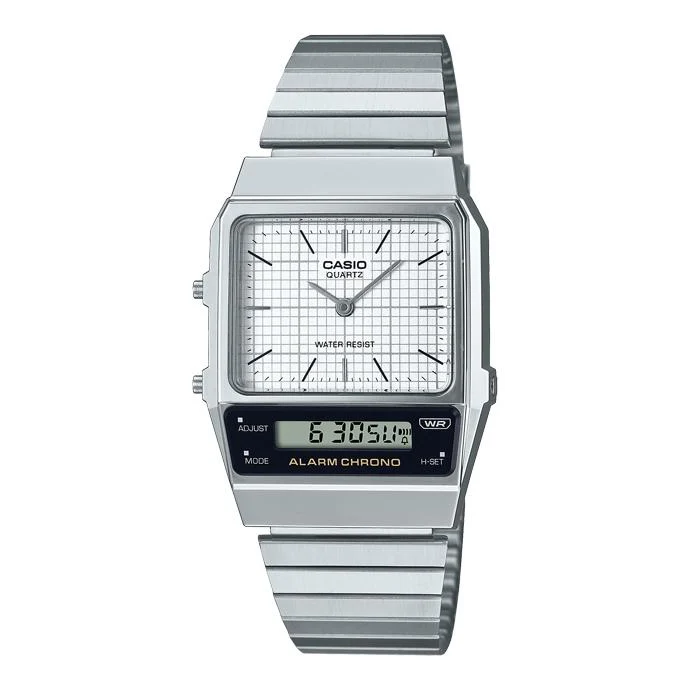 Orologio unisex analogico-digitale CASIO CLASSIC AQ-800E-7AJF JDM color argento