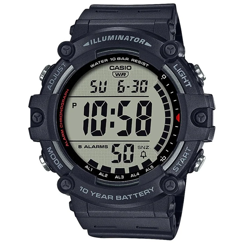 Orologio digitale da uomo CASIO COLLECTION SPORTS AE-1500WH-1AJF JDM nero