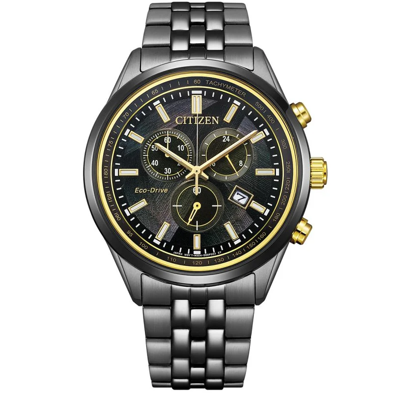 CITIZEN COLLECTION AT2576-68E JDM LIGHT in BLACK 50th Limited Eco-Drive Chronograph