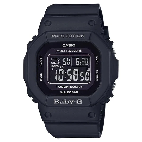 BGD-5000UMD-1JF CASIO Baby-G Orologio da donna digitale solare radiocontrollato nero