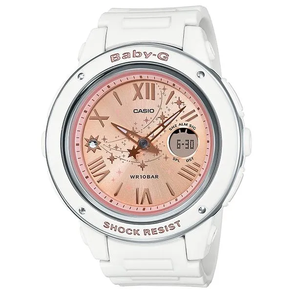 BGA-150ST-7AJF BABY-G CASIO Star Dial Series Orologio da donna bianco