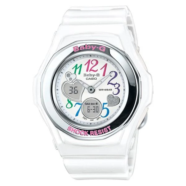 BGA-101-7B2JF BABY-G CASIO BGA-101 Series Orologio da donna con luce LED, elegante e carino per l'atletica