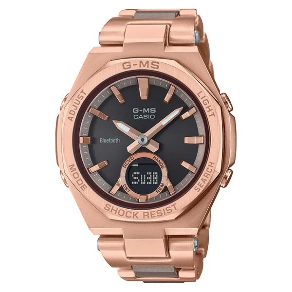 Orologio da donna CASIO Baby-G G-MS rosa e oro MSG-B100CG-5AJF