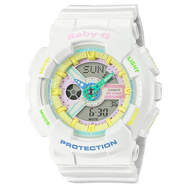 BA-110TM-7AJF Baby-G CASIO Decora Style Orologio da donna bianco