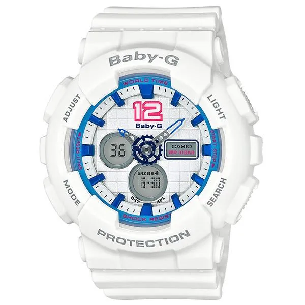 BA-120-7BJF Orologio da donna CASIO BABY-G, elegante e carino, perfetto per il tempo libero.