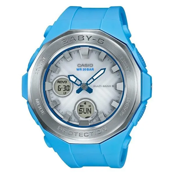BGA-2250-2AJF BABY-G CASIO Orologio da donna solare radiocontrollato da spiaggia per glamping