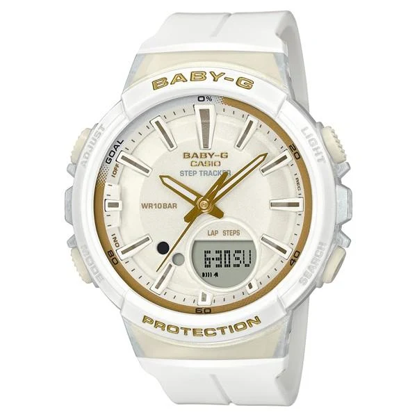 Orologio da donna CASIO STEP TRACKER BABY-G BGS-100GS-7AJF con contapassi.