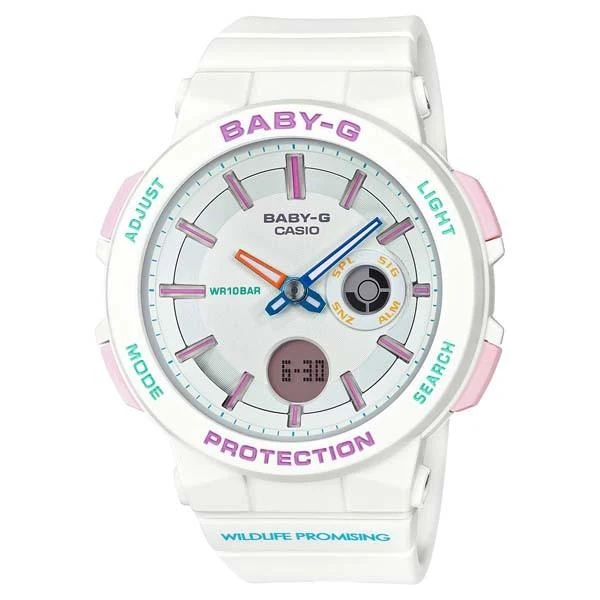 BA-255WLP-7AJR Baby-G BABY-G CASIO Neon Illuminator Orologio da donna