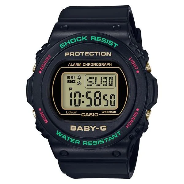 BGD-570TH-1JF CASIO Baby-G, orologio da donna resistente agli urti, stile anni '1990