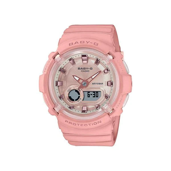 Orologio analogico-digitale da donna CASIO BABY-G BGA-280-4AJF con cinturino in resina rosa
