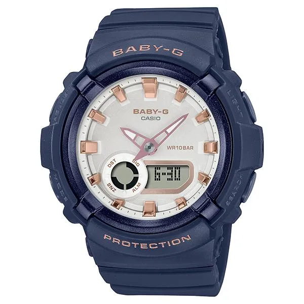 Orologio da donna CASIO Baby-G con accenti metallici opachi, modello BGA-280BA-2AJF