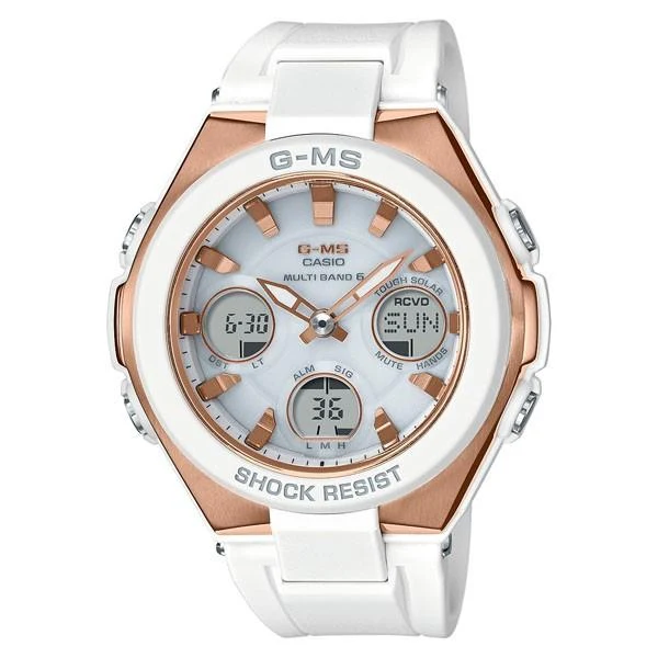 Orologio solare radiocontrollato CASIO BABY-G G-MS 2H con cinturino PL e certificazione IP68 (MSG-W100G-7AJF)