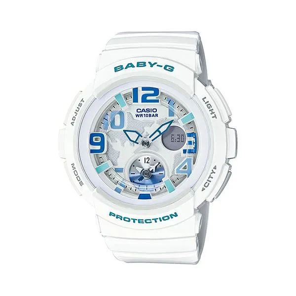 BGA-190-7BJF CASIO Baby-G Orologio digitale bianco, elegante e carino, sportivo, perfetto come regalo