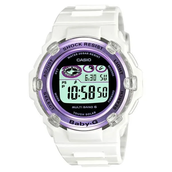 BGR-3003-7BJF CASIO Baby-G Bianco Baby-G Bianco Baby-G Bianco Orologio solare radiocontrollato Baby-G Radiocontrollato Solare