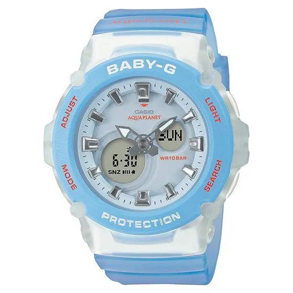 Orologio da donna CASIO Aqua Planet modello BGA-270AQ-2AJR Baby-G
