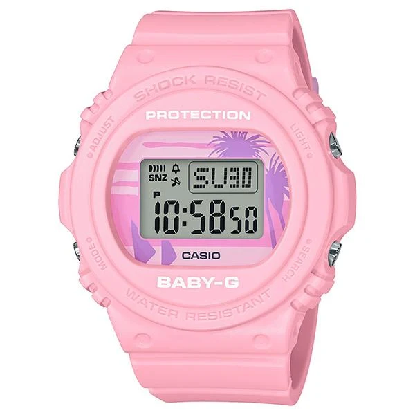 Orologio da donna CASIO Baby-G Beach Colors rosa pastello BGD-570BC-4JF