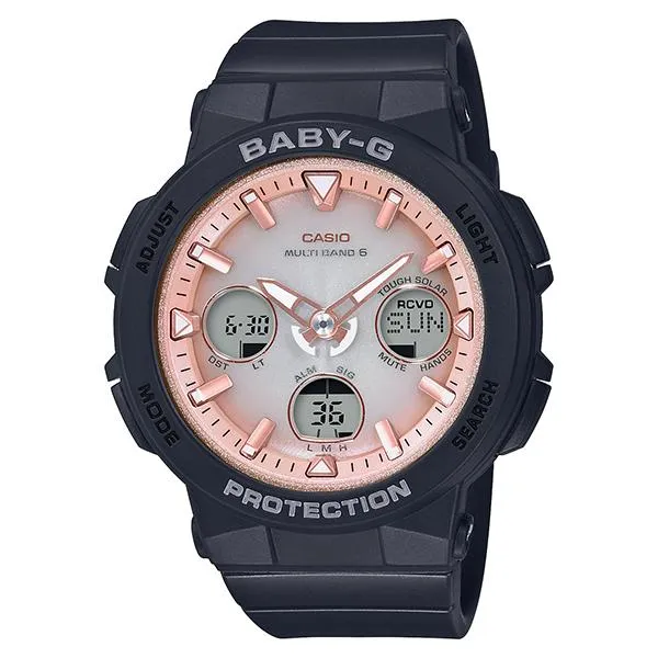 BGA-2500-1A2JF Baby-G CASIO Beach Traveler Orologio da donna rosa e nero