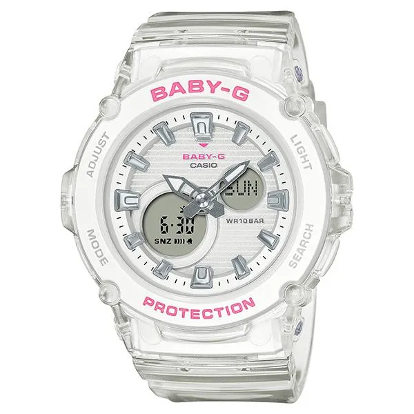 Orologio da donna CASIO Baby-G BGA-270S-7AJF Skeleton bianco
