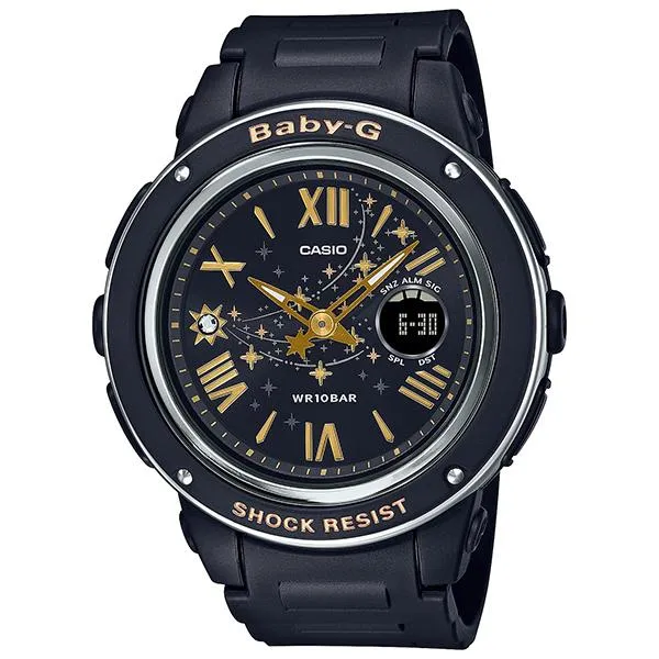 Orologio da donna nero CASIO Star Dial Series BABY-G BGA-150ST-1AJF