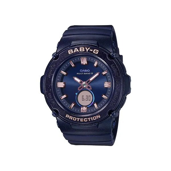 Orologio da donna CASIO BGA-2700SD-2AJF BABY-G con lunetta illuminata a stelle, radiocontrollato e a energia solare.