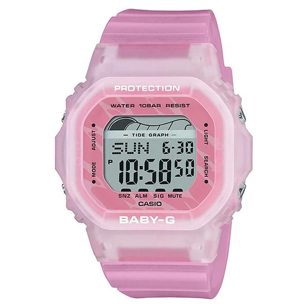 Orologio digitale da donna CASIO Baby-G G-LIDE BLX-565S-4JF, colore rosa.