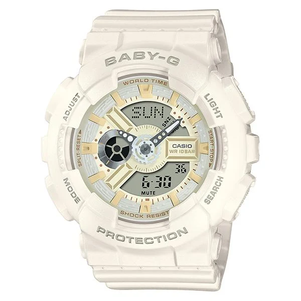 Orologio da donna Baby-G CASIO color cioccolato bianco BA-110XSW-7AJF