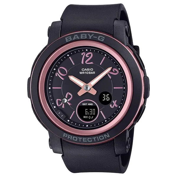 Orologio da donna CASIO Baby-G BGA-290RA-1AJF con dettaglio a nastro.