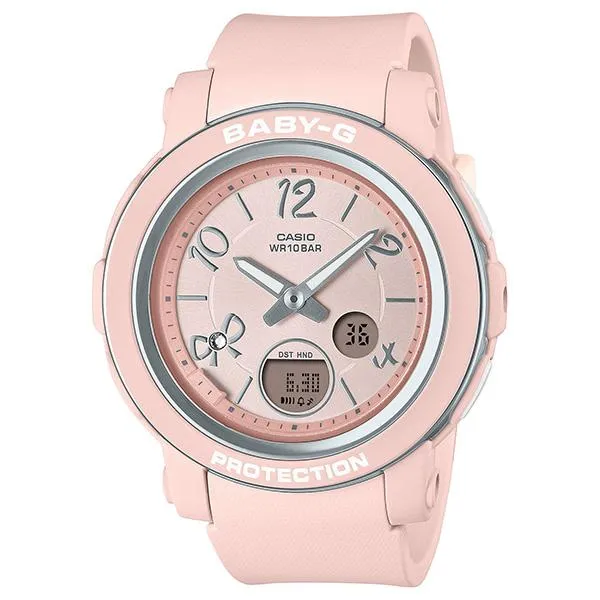 Orologio da donna CASIO Baby-G BGA-290RA-4AJF con dettaglio a nastro.