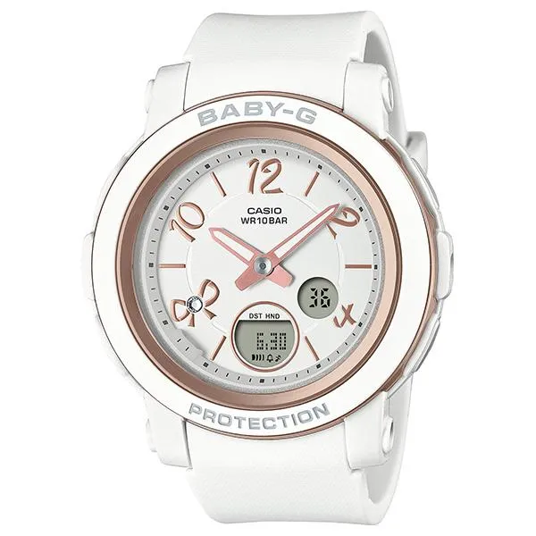 Orologio da donna CASIO Baby-G BGA-290RA-7AJF con dettaglio a nastro.