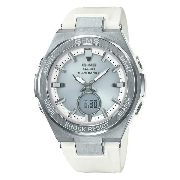 Orologio solare radiocontrollato CASIO Baby-G MSG-W200-7AJF con design metallico per donna