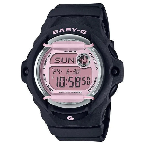 Orologio da donna CASIO Baby-G con protezione frontale rosa, modello BG-169U-1CJF.