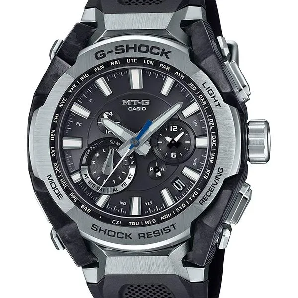 MTG-B4000-1AJF G-SHOCK CASIO Nuovo orologio da uomo MT-G B4000 Classic Silver PL Band