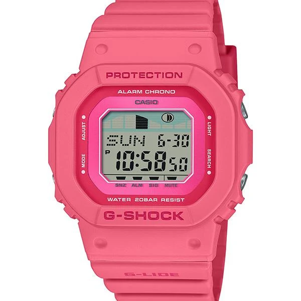 Orologio da donna G-SHOCK CASIO G-LIDE GLX-S5610-4JF con motivo floreale brillante.