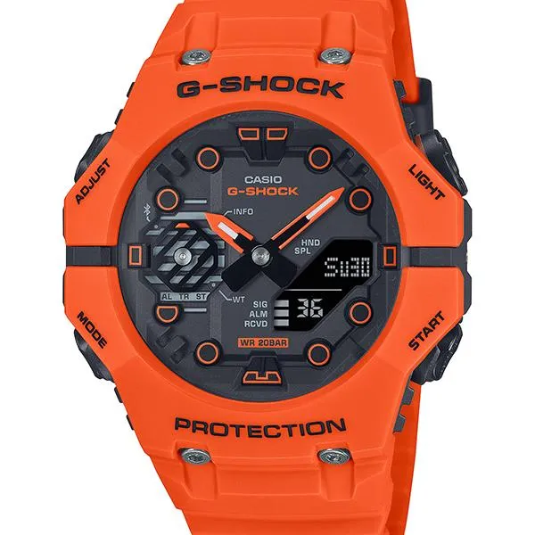Orologio da uomo G-SHOCK CASIO con logo funzionale, modello GA-B001FL-4AJF