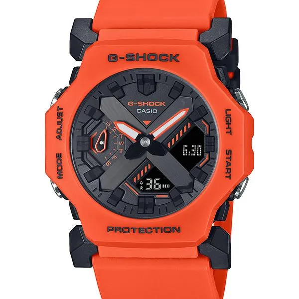 Orologio da uomo G-SHOCK CASIO con logo funzionale, modello GA-2300FL-4AJF