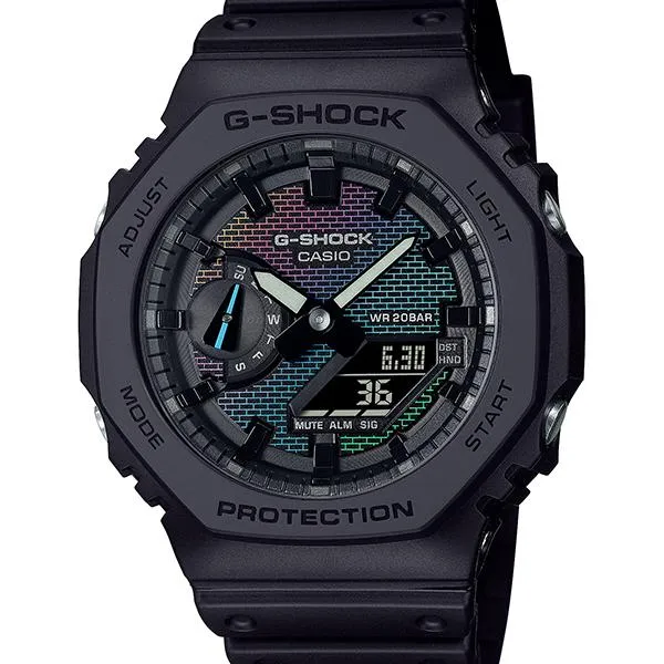 Orologio da uomo G-SHOCK CASIO Rainbow Brick Wall GA-2100RW-1AJF