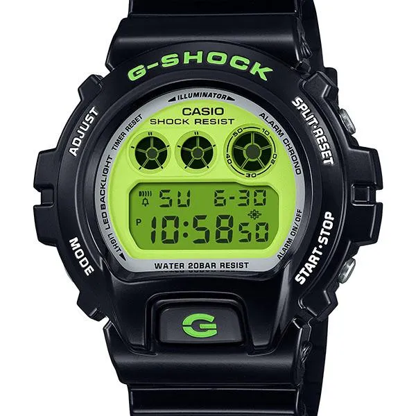 Orologio digitale da uomo CASIO G-SHOCK DW-6900RCS-1JF JDM Crazy Colors 2024 nero