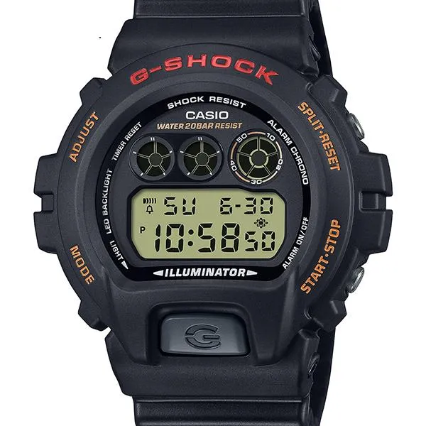 DW-6900UB-9JF CASIO G-SHOCK Orologio da uomo G-Shock rotondo con trigrammi neri