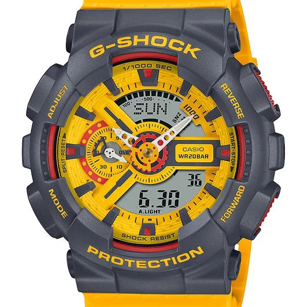 GA-110Y-9AJF CASIO G-SHOCK g-Shock Sport Colore Giallo Grigio