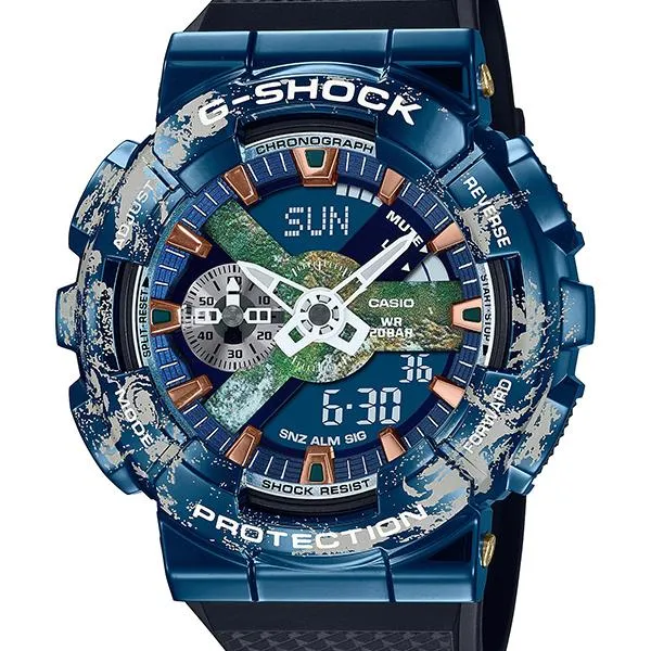 GM-110EARTH-1AJR CASIO G-SHOCK Metal Covered Earth